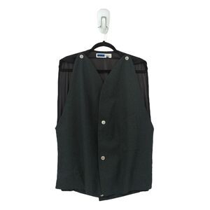 AFFIX Works Men M Convertible Chap Vest Static Black Powermesh Utility NEW FLAW